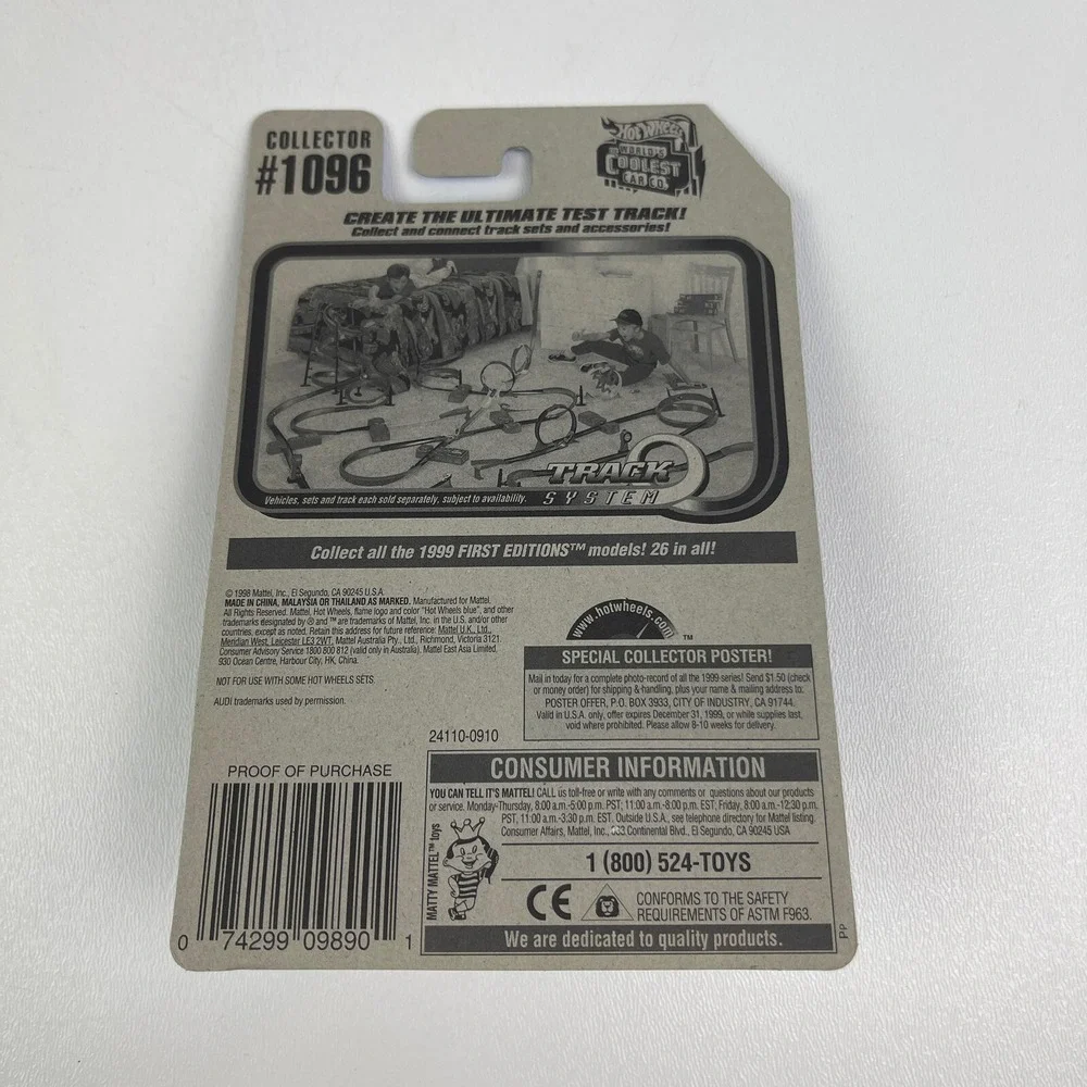 Hot Wheels Avus Quattro 1096 24110 H21 Silver Mattel